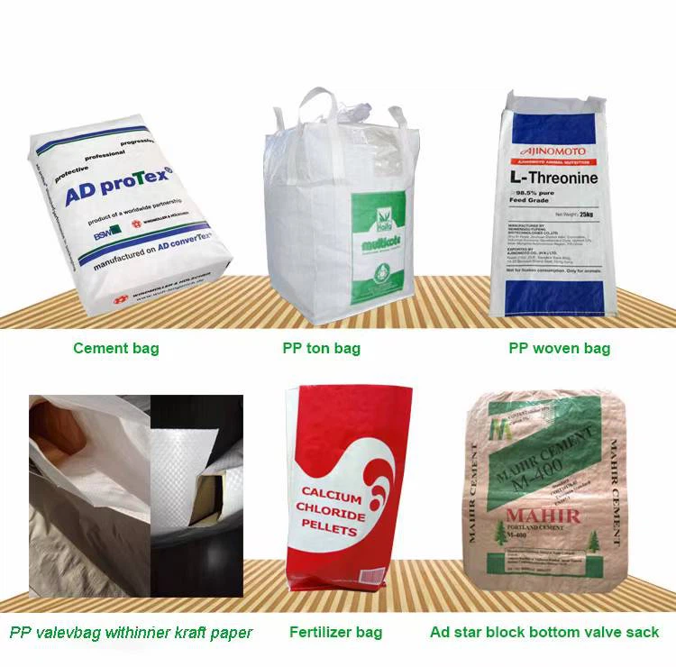 20 kg 42 kg 50 kg PP teixit posterior-Bossa d'embalatge de massilla de paret